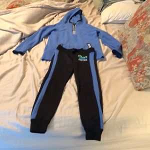 Girls Justice leggings and hoodie set